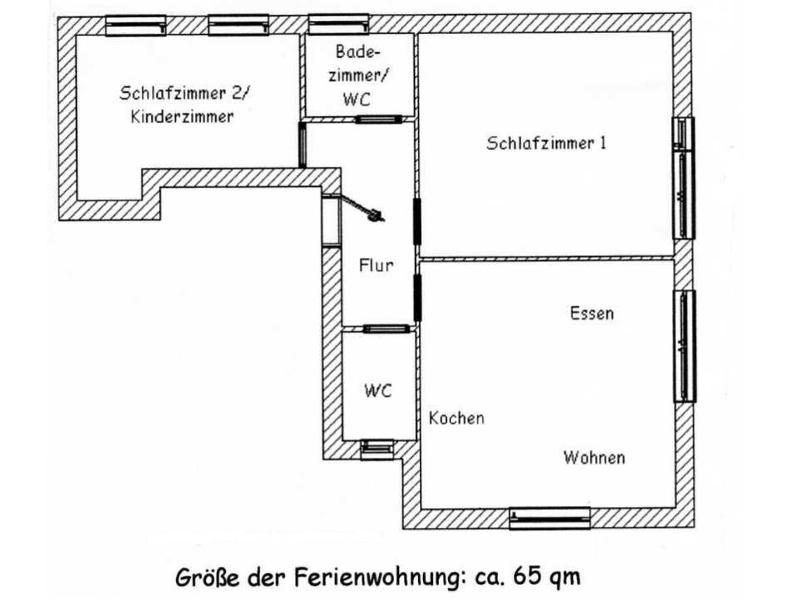 Grundriss Wohnung 1